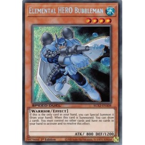 SGX2-ENA08 - Elemental HERO Bubbleman - Secret Rare